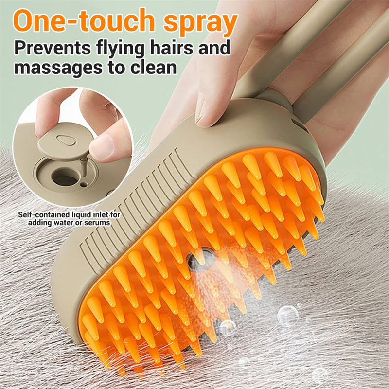 3 In 1 Cat and Dog Steamy Brush