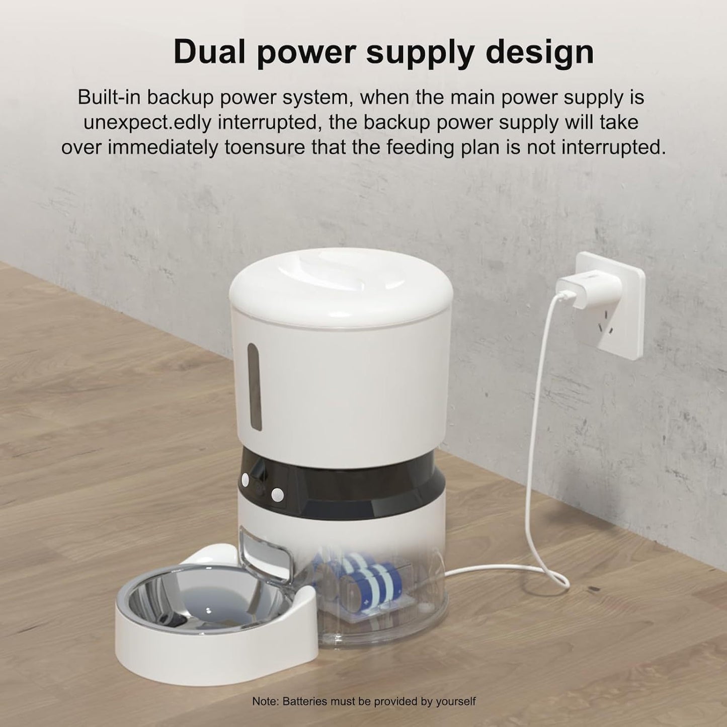 Automatic Pet Feeder Dispenser HD Camera